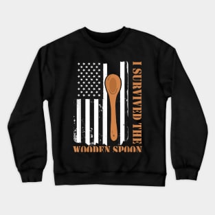 wooden spoon survivor Crewneck Sweatshirt